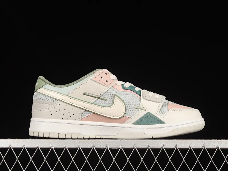 All Categories Nk SB Dunk Series Nk SB Dunk Low Low-top Skateboard Shoes #ZG Version Nk Dunk Scrap Mint Color Stitched Low-top Skateboard Shoes DM0802-001